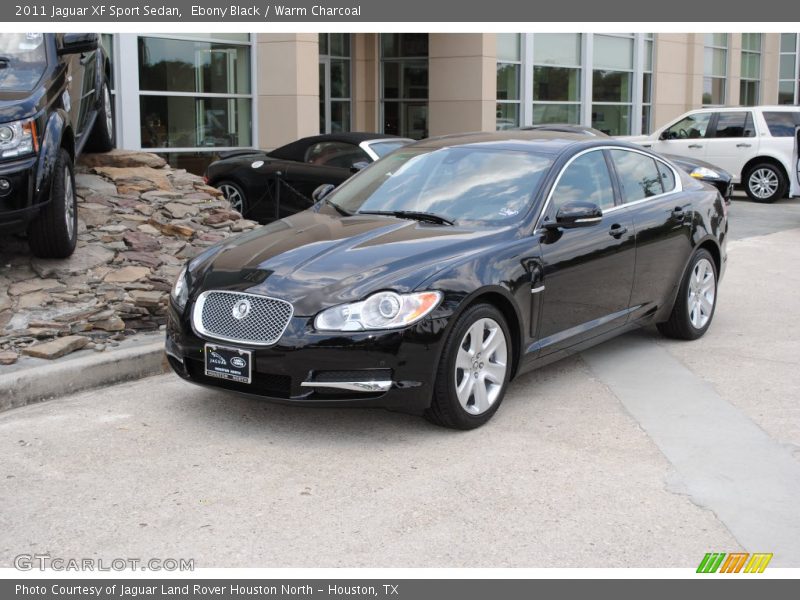 Ebony Black / Warm Charcoal 2011 Jaguar XF Sport Sedan