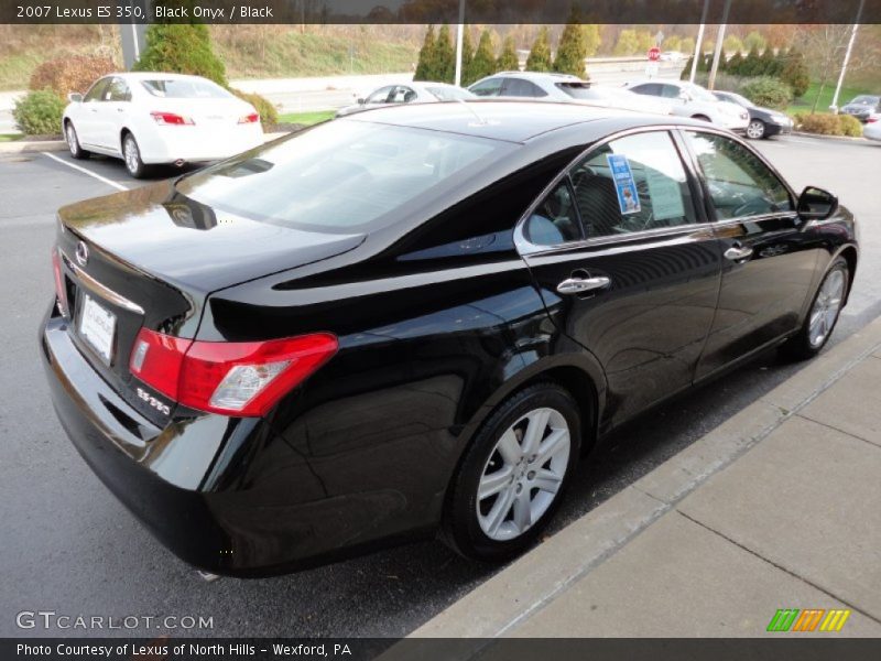 Black Onyx / Black 2007 Lexus ES 350