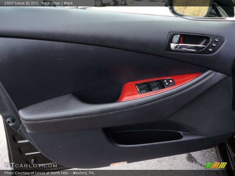 Black Onyx / Black 2007 Lexus ES 350