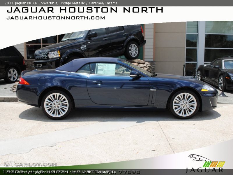 Indigo Metallic / Caramel/Caramel 2011 Jaguar XK XK Convertible