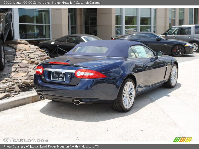 Indigo Metallic / Caramel/Caramel 2011 Jaguar XK XK Convertible