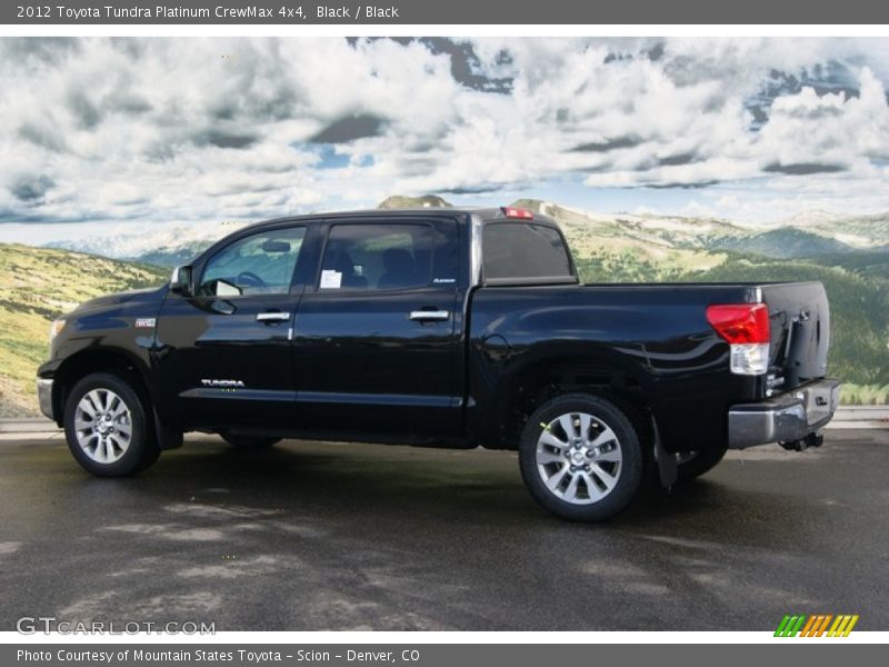 Black / Black 2012 Toyota Tundra Platinum CrewMax 4x4