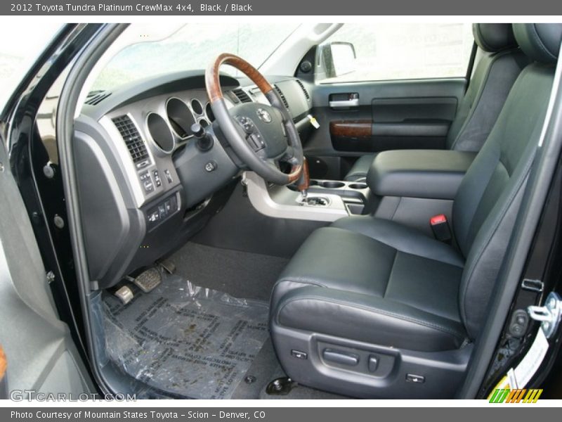  2012 Tundra Platinum CrewMax 4x4 Black Interior
