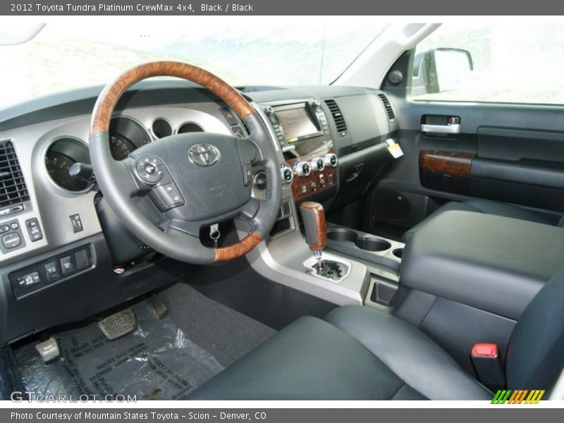  2012 Tundra Platinum CrewMax 4x4 Black Interior