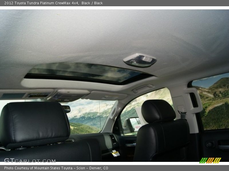 Black / Black 2012 Toyota Tundra Platinum CrewMax 4x4