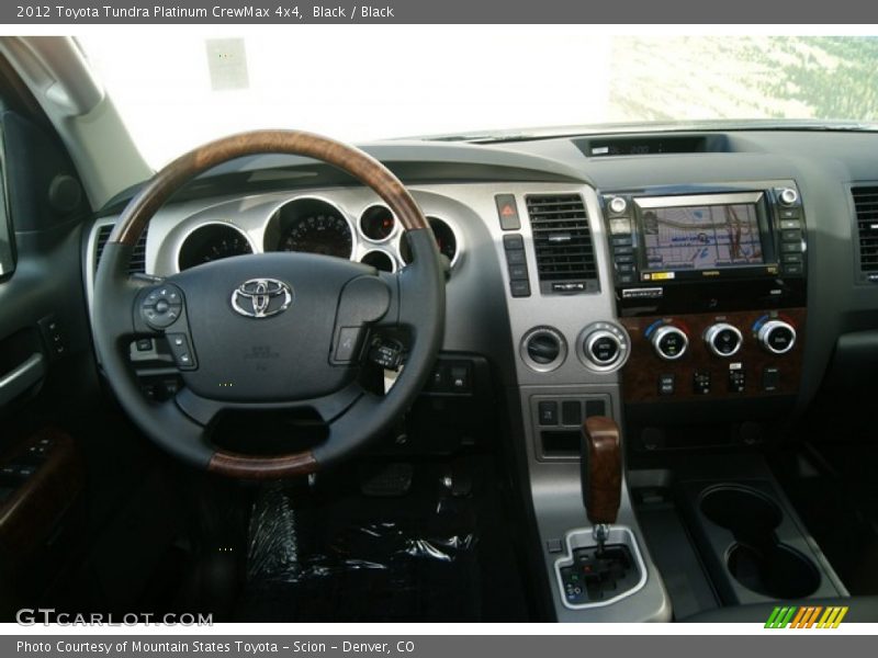 Black / Black 2012 Toyota Tundra Platinum CrewMax 4x4