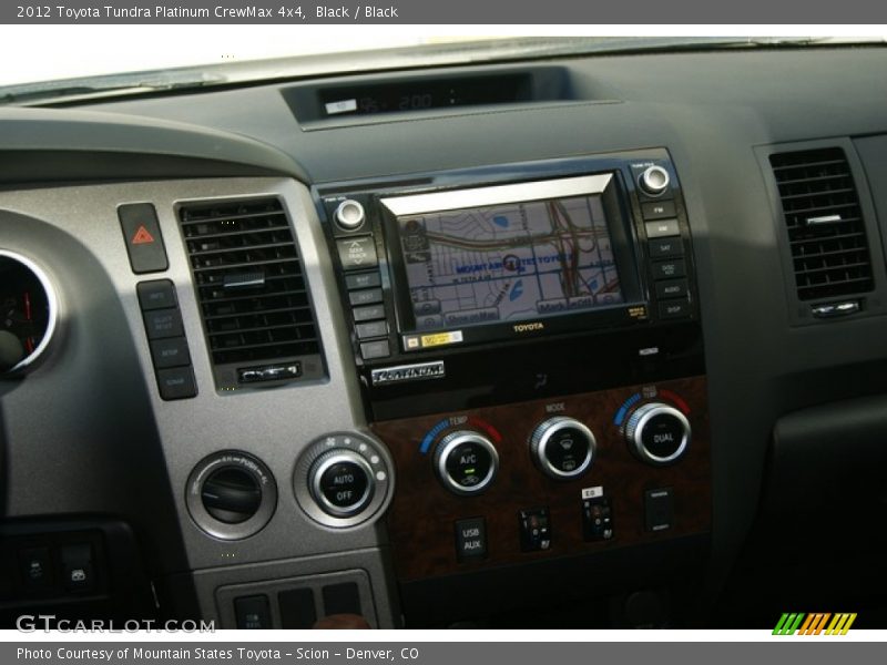 Black / Black 2012 Toyota Tundra Platinum CrewMax 4x4