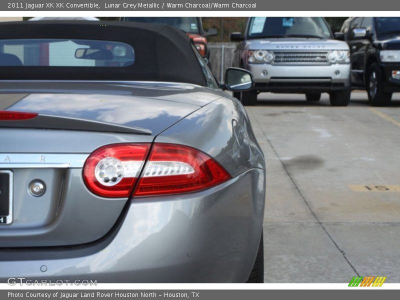 Lunar Grey Metallic / Warm Charcoal/Warm Charcoal 2011 Jaguar XK XK Convertible