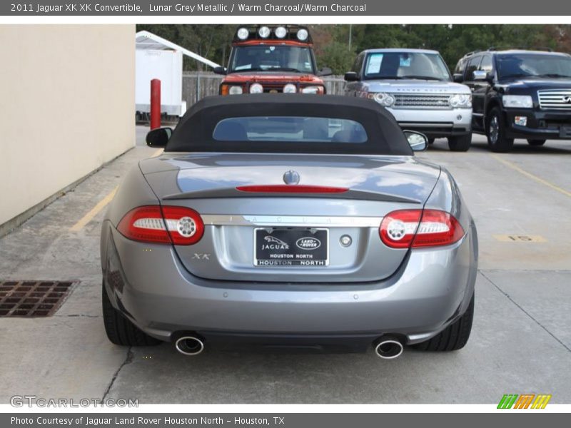 Lunar Grey Metallic / Warm Charcoal/Warm Charcoal 2011 Jaguar XK XK Convertible
