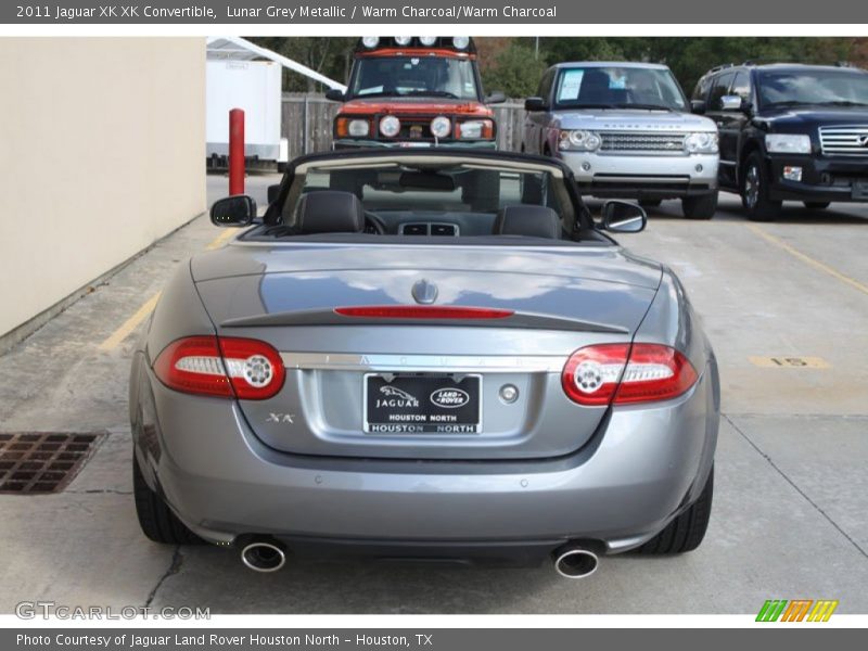 Lunar Grey Metallic / Warm Charcoal/Warm Charcoal 2011 Jaguar XK XK Convertible
