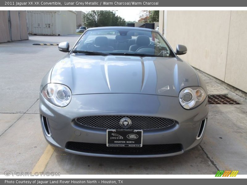 Lunar Grey Metallic / Warm Charcoal/Warm Charcoal 2011 Jaguar XK XK Convertible