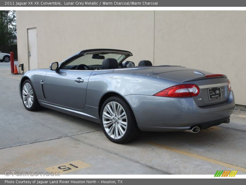 Lunar Grey Metallic / Warm Charcoal/Warm Charcoal 2011 Jaguar XK XK Convertible