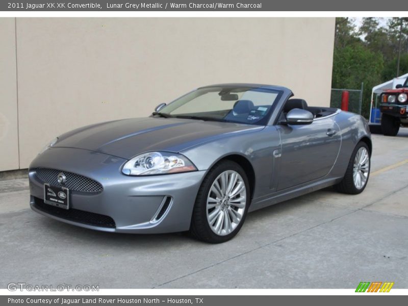 Lunar Grey Metallic / Warm Charcoal/Warm Charcoal 2011 Jaguar XK XK Convertible