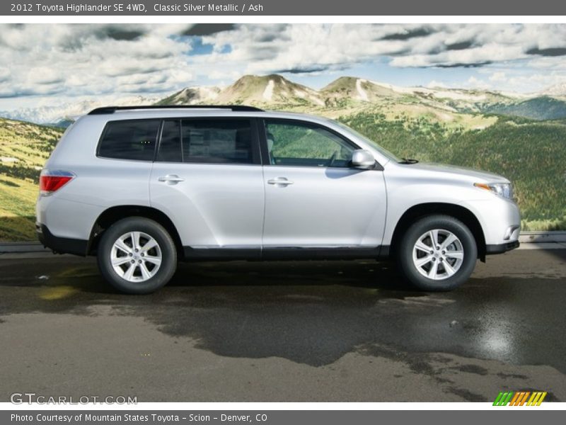  2012 Highlander SE 4WD Classic Silver Metallic