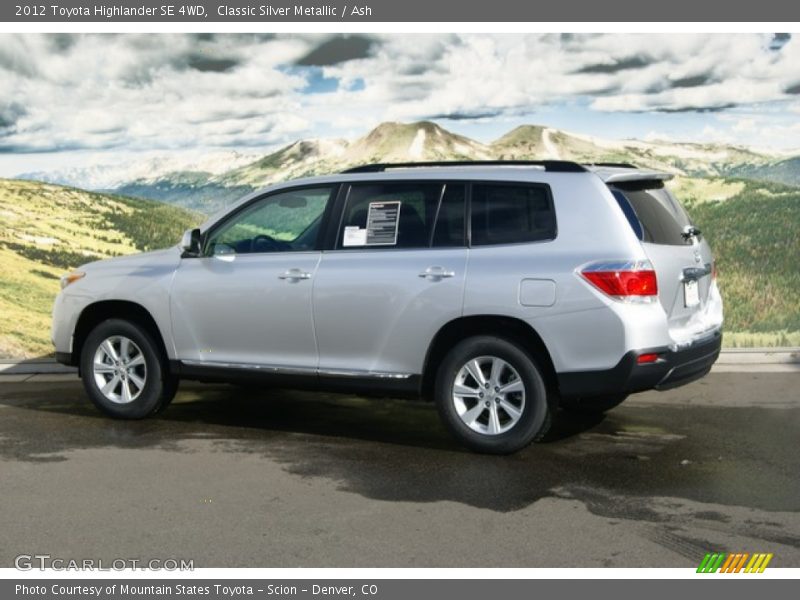 Classic Silver Metallic / Ash 2012 Toyota Highlander SE 4WD