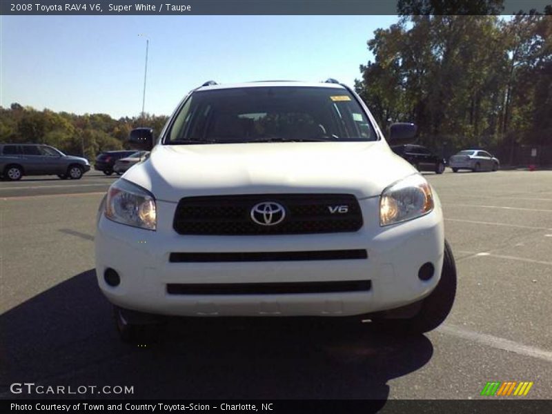 Super White / Taupe 2008 Toyota RAV4 V6