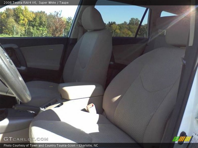 Super White / Taupe 2008 Toyota RAV4 V6