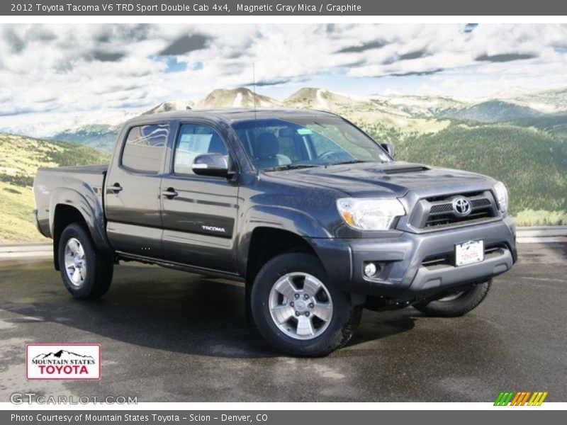 Magnetic Gray Mica / Graphite 2012 Toyota Tacoma V6 TRD Sport Double Cab 4x4