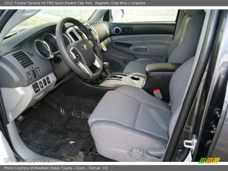  2012 Tacoma V6 TRD Sport Double Cab 4x4 Graphite Interior