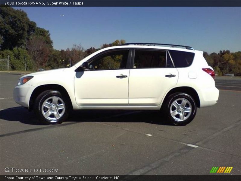 Super White / Taupe 2008 Toyota RAV4 V6