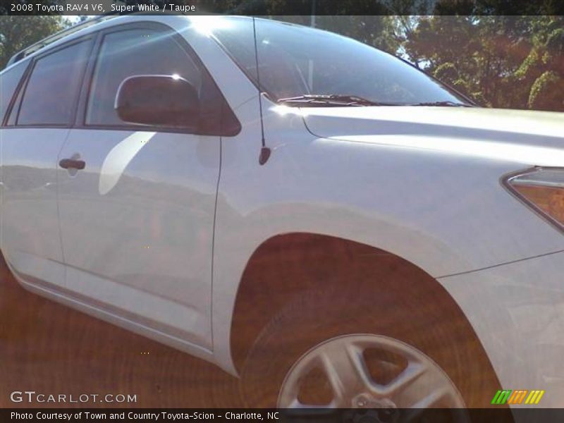 Super White / Taupe 2008 Toyota RAV4 V6