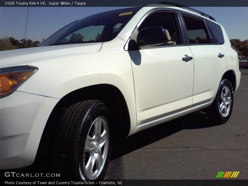Super White / Taupe 2008 Toyota RAV4 V6