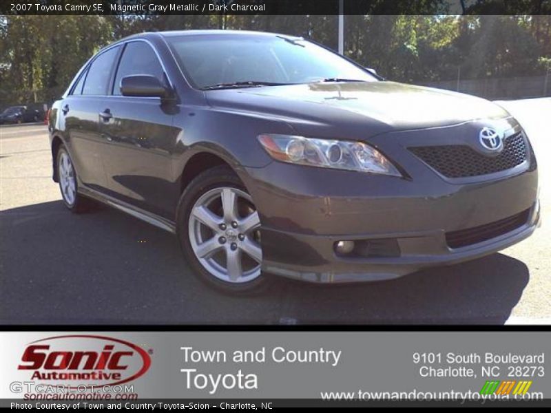 Magnetic Gray Metallic / Dark Charcoal 2007 Toyota Camry SE