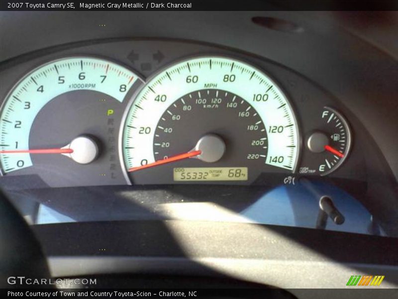 Magnetic Gray Metallic / Dark Charcoal 2007 Toyota Camry SE