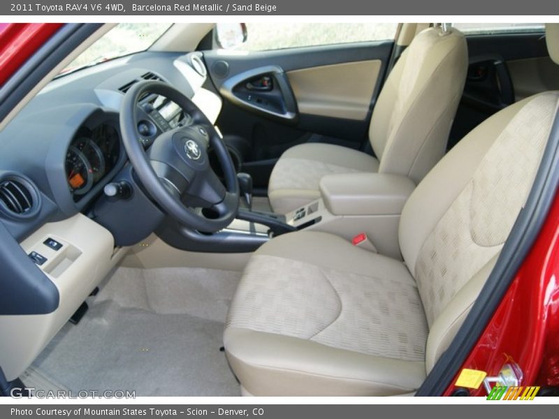  2011 RAV4 V6 4WD Sand Beige Interior