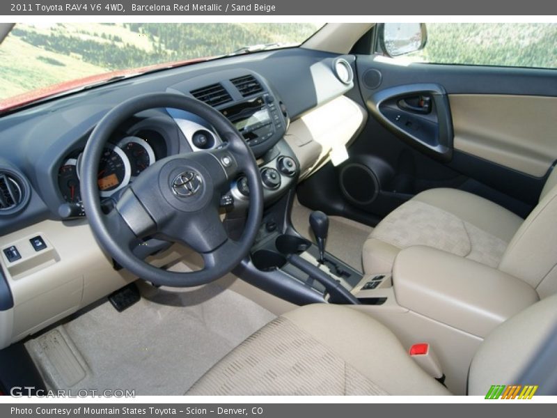  2011 RAV4 V6 4WD Sand Beige Interior