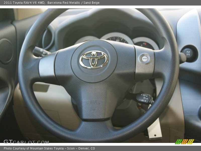 Barcelona Red Metallic / Sand Beige 2011 Toyota RAV4 V6 4WD
