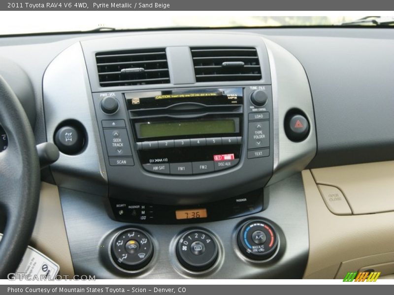 Controls of 2011 RAV4 V6 4WD