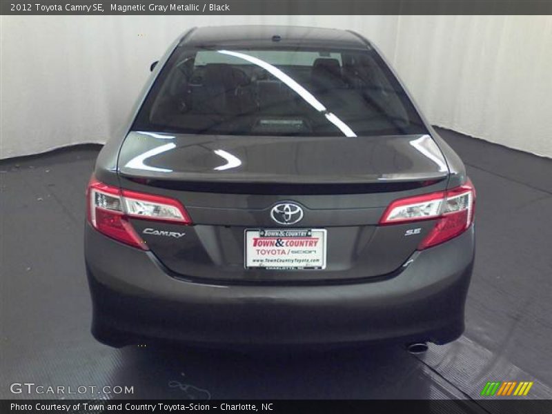 Magnetic Gray Metallic / Black 2012 Toyota Camry SE