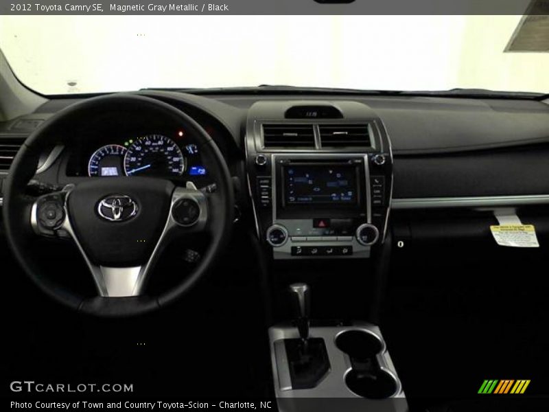 Magnetic Gray Metallic / Black 2012 Toyota Camry SE