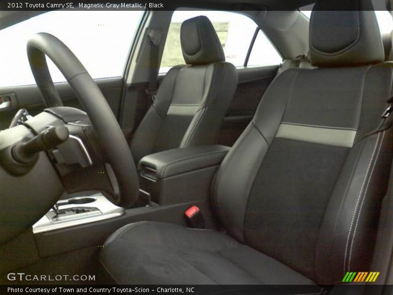 Magnetic Gray Metallic / Black 2012 Toyota Camry SE