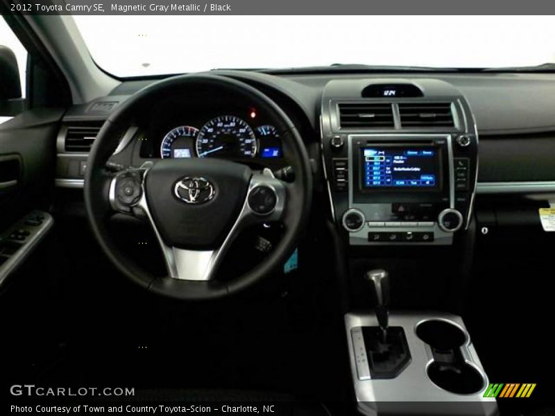 Magnetic Gray Metallic / Black 2012 Toyota Camry SE