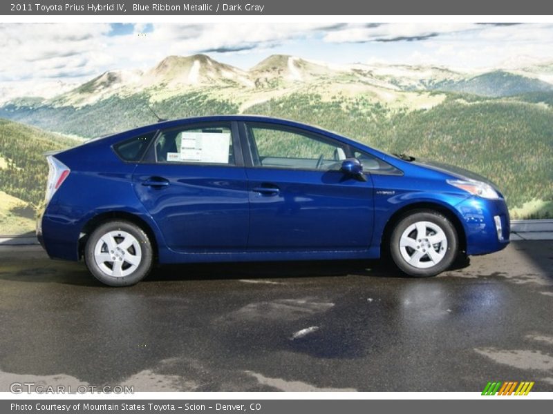 Blue Ribbon Metallic / Dark Gray 2011 Toyota Prius Hybrid IV
