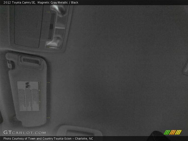 Magnetic Gray Metallic / Black 2012 Toyota Camry SE