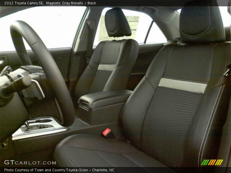 Magnetic Gray Metallic / Black 2012 Toyota Camry SE