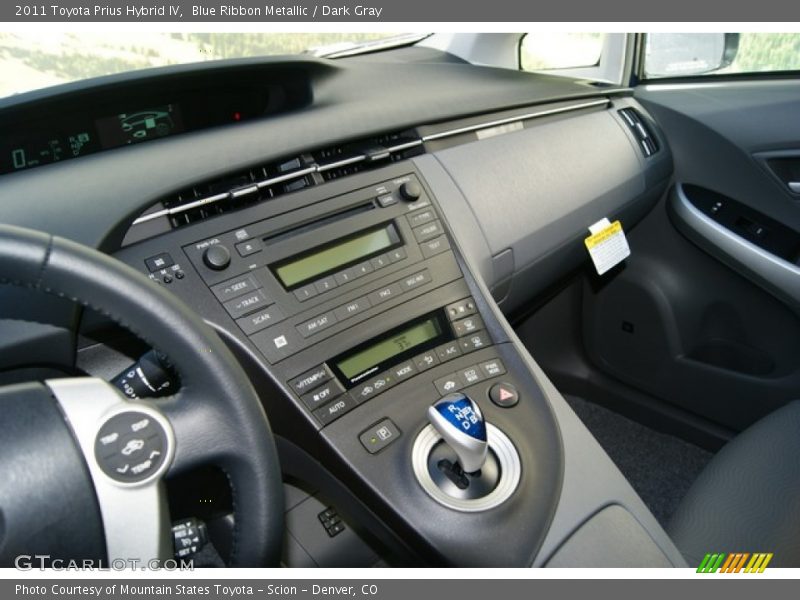 Blue Ribbon Metallic / Dark Gray 2011 Toyota Prius Hybrid IV
