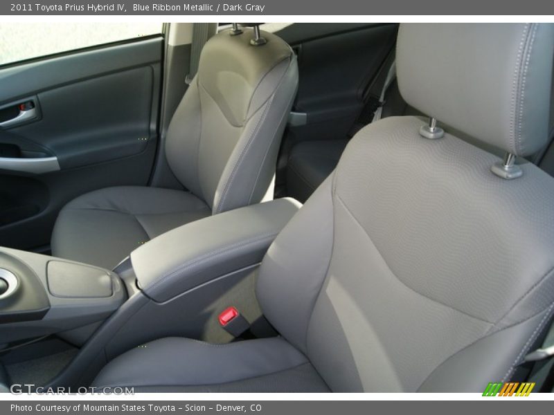 Blue Ribbon Metallic / Dark Gray 2011 Toyota Prius Hybrid IV