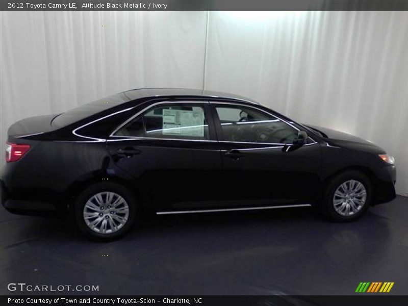 Attitude Black Metallic / Ivory 2012 Toyota Camry LE