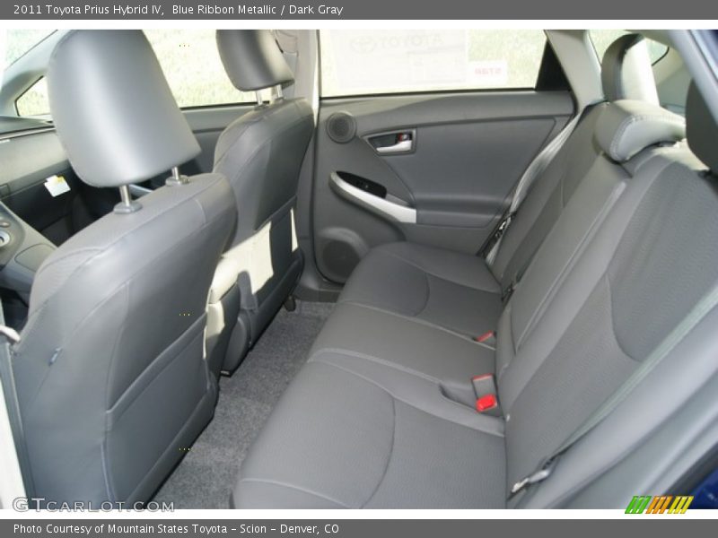 Blue Ribbon Metallic / Dark Gray 2011 Toyota Prius Hybrid IV