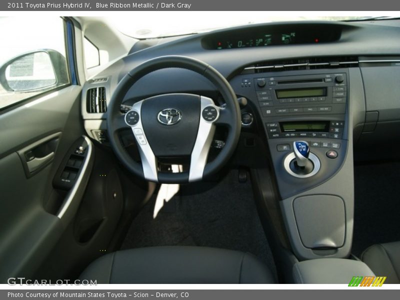 Blue Ribbon Metallic / Dark Gray 2011 Toyota Prius Hybrid IV