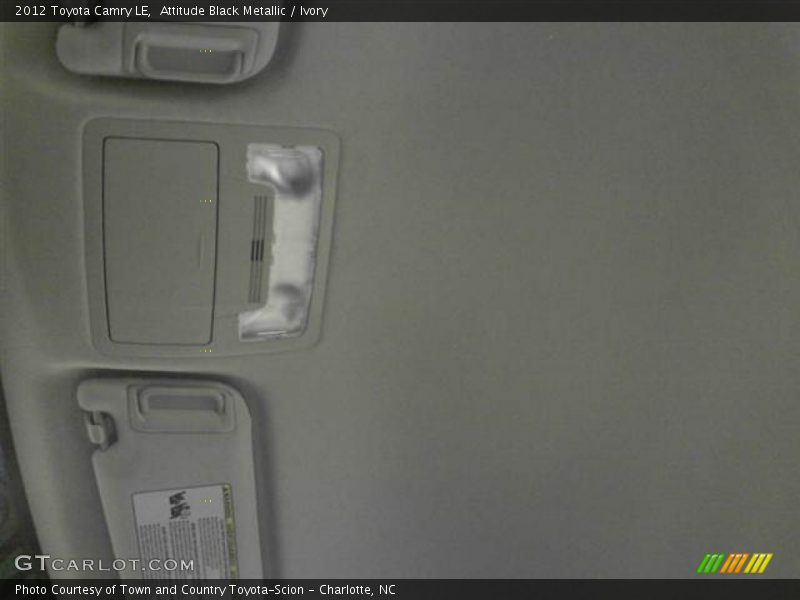 Attitude Black Metallic / Ivory 2012 Toyota Camry LE