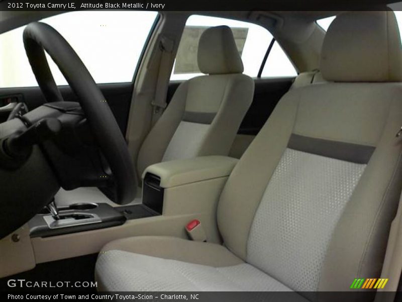 Attitude Black Metallic / Ivory 2012 Toyota Camry LE