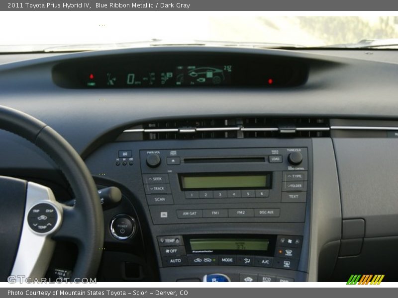 Blue Ribbon Metallic / Dark Gray 2011 Toyota Prius Hybrid IV