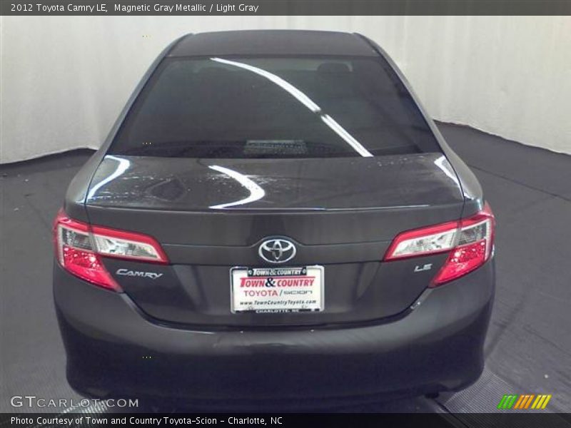 Magnetic Gray Metallic / Light Gray 2012 Toyota Camry LE