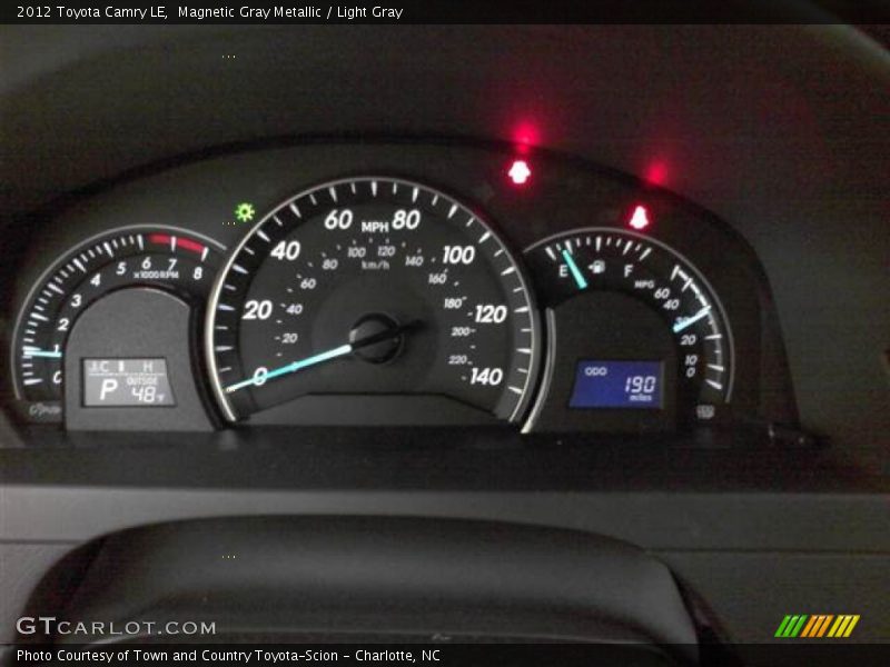 Magnetic Gray Metallic / Light Gray 2012 Toyota Camry LE