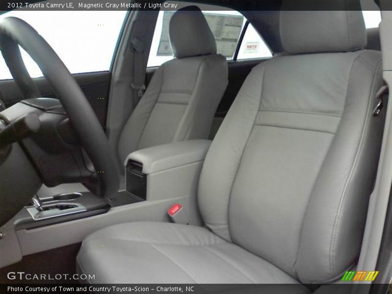 Optional Leather Seats in Gray - 2012 Toyota Camry LE